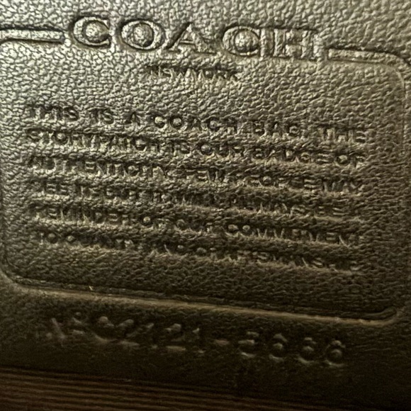 Coach Black Pebbled Leather Backpack with Dome Shape - Picture 10 of 11